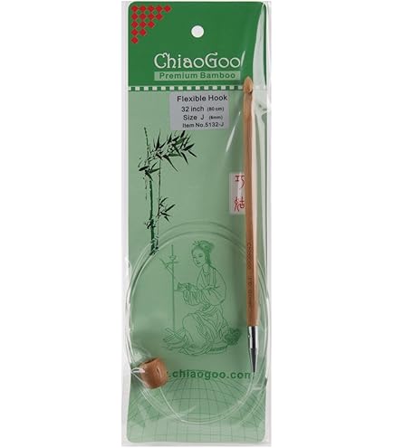 Amazon.com: ChiaoGoo 32-Inch Flexible Tunisian Hooks, K10.5/6.5mm